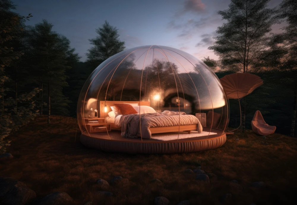 lawn bubble tent